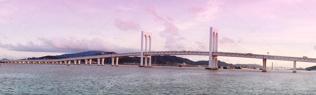 Sai Van bridge in Macau China