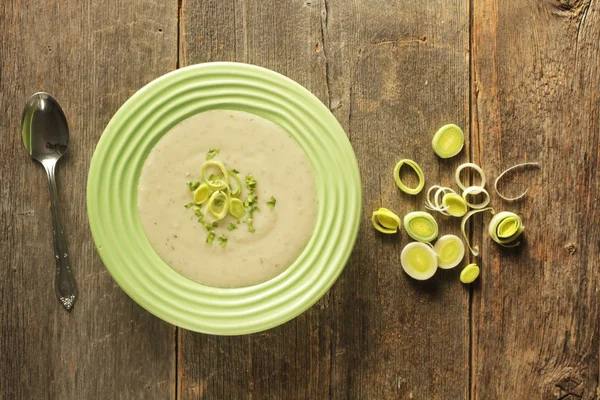 Leek soup — Stock Photo, Image