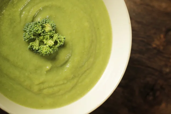 Brokkoli-Suppe — Stockfoto