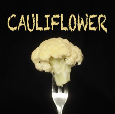 karnabahar çatal üzerinde