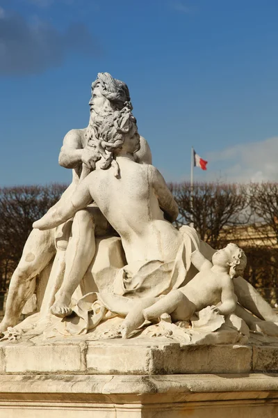 Άγαλμα στο Παρίσι, Γαλλία — Φωτογραφία Αρχείου