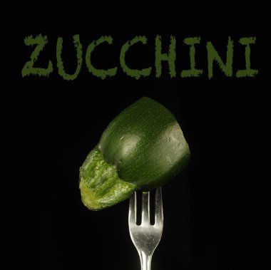 Bir çatal üzerinde kabak