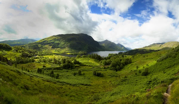 Loch Shiel na Glenfinnan, Skotsko — Stock fotografie