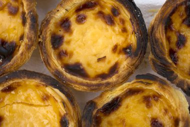 Traditionnal Portekizce tatlı adı nata