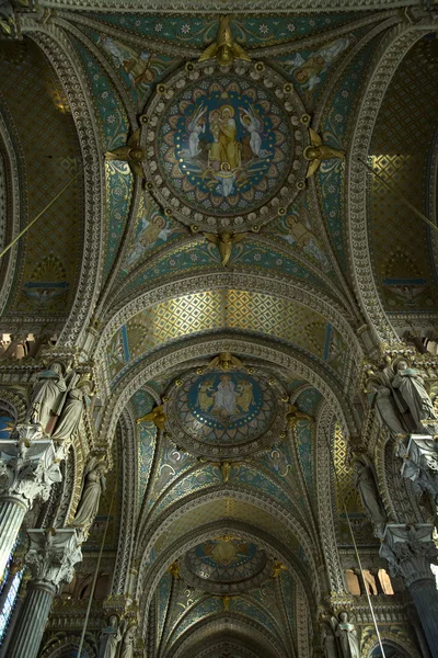 Ceiling of basilica the fourviere — Stock Fotó