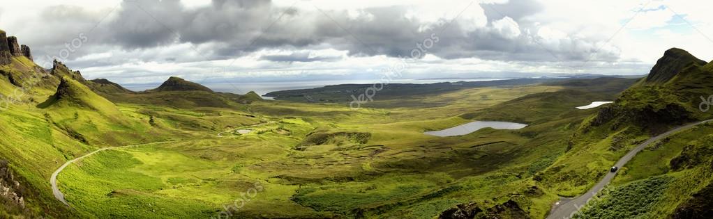 Quiraing on isle of skye, Scotland