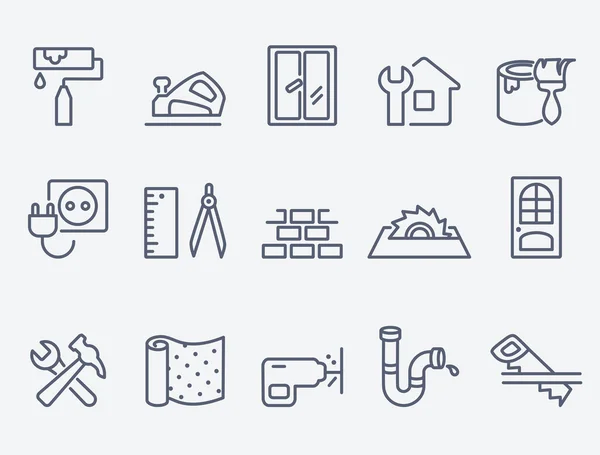 Home repair icons — Stock Vector