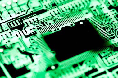 Özet olarak, anakart elektronik arkaplanı kapat. (mantık kartı, Cpu ana kartı, devre, sistem kartı, mobo)