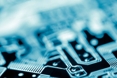 Özet olarak, anakart elektronik arkaplanı kapat. (mantık kartı, Cpu ana kartı, devre, sistem kartı, mobo)
