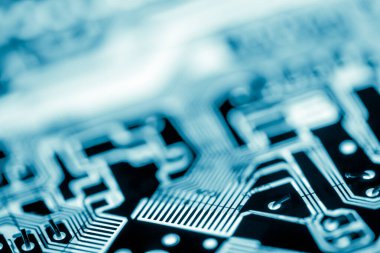 Özet olarak, anakart elektronik arkaplanı kapat. (mantık kartı, Cpu ana kartı, devre, sistem kartı, mobo)