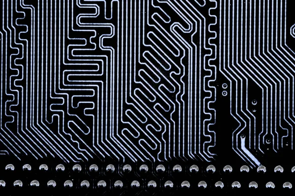 Astratto Primo Piano Mainboard Sfondo Elettronico Scheda Logica Scheda Madre — Foto Stock