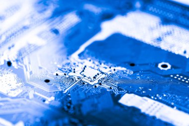 Özet olarak, anakart elektronik arkaplanı kapat. (mantık kartı, Cpu ana kartı, devre, sistem kartı, mobo)