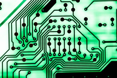 Özet olarak, anakart elektronik arkaplanı kapat. (mantık kartı, Cpu ana kartı, devre, sistem kartı, mobo)