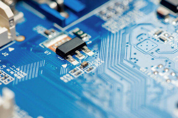 Абстрактно, крупным планом на заднем плане. (логическая плата, материнская плата CPU, схема, системная плата, mobo)