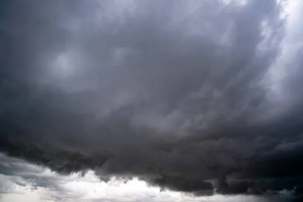 Nubi Buie Tempesta Con Sfondo Nuvole Scure Prima Temporale — Foto Stock