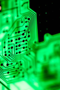 Özet olarak, anakart elektronik arkaplanı kapat. (mantık kartı, Cpu ana kartı, devre, sistem kartı, mobo)