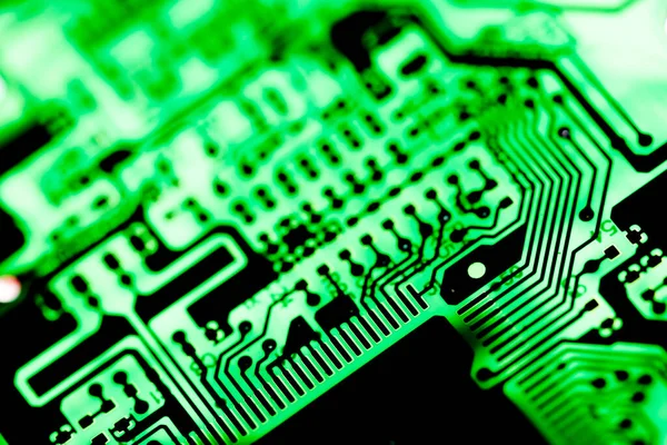 Résumé Gros Plan Mainboard Electronic Background Carte Logique Carte Mère — Photo