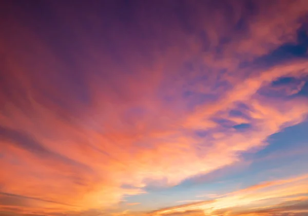 Sky Sunset Background Clouds Background — Stock Photo, Image