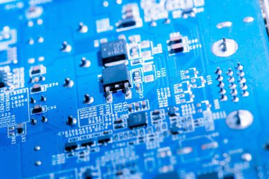 Özet olarak, anakart elektronik arkaplanı kapat. (mantık kartı, Cpu ana kartı, devre, sistem kartı, mobo)