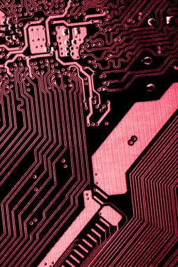 Özet olarak, anakart elektronik arkaplanı kapat. (mantık kartı, Cpu ana kartı, devre, sistem kartı, mobo)