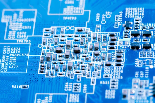 Абстрактно Крупным Планом Заднем Плане Логическая Плата Материнская Плата Cpu — стоковое фото