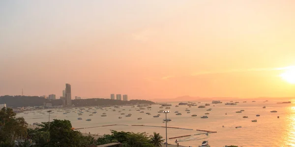 Miradouro Mais Bonito Praia Pattaya Cidade Pattaya Chonburi Tailândia — Fotografia de Stock