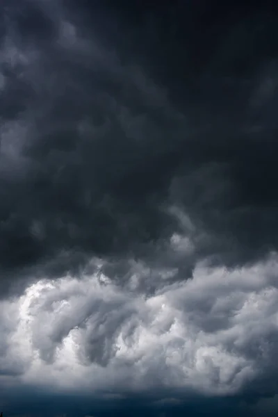 Dark Storm Clouds Background Dark Clouds Thunder Storm — Stock Photo, Image