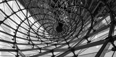 Soyut mimarlık binası, dış yapı binası, soyut mimari arka plan