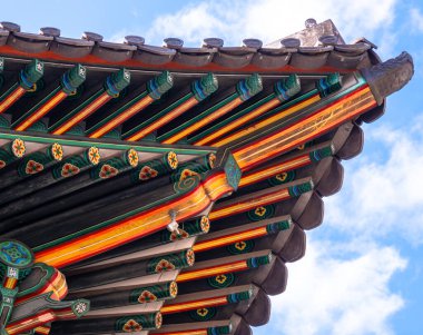 Seul şehir parkındaki panoramik, turistik yerler, Asya iş konsepti imajı, Kore 'deki panoramik modern şehir manzarası. Güney Kore 'nin en güzel manzaralı şehridir..