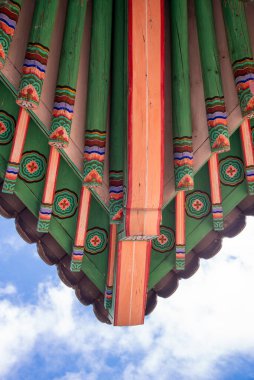 Seul şehir parkındaki panoramik, turistik yerler, Asya iş konsepti imajı, Kore 'deki panoramik modern şehir manzarası. Güney Kore 'nin en güzel manzaralı şehridir..