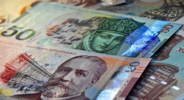 Gürcistan para birimi faturaları.