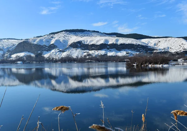 Eine Wunderschöne Verschneite Landschaft Spanien — Stockfoto