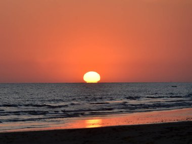 İspanya 'da güzel bir sahil