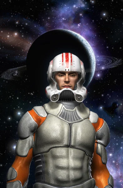 Astronaut commandant SpacePilot — Stockfoto
