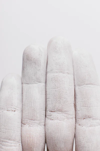 White fingers. — Stock Photo, Image