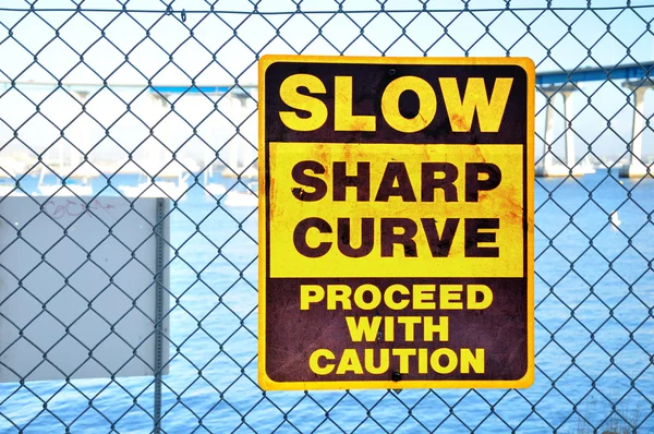 Warning signboard. — Stock Photo, Image