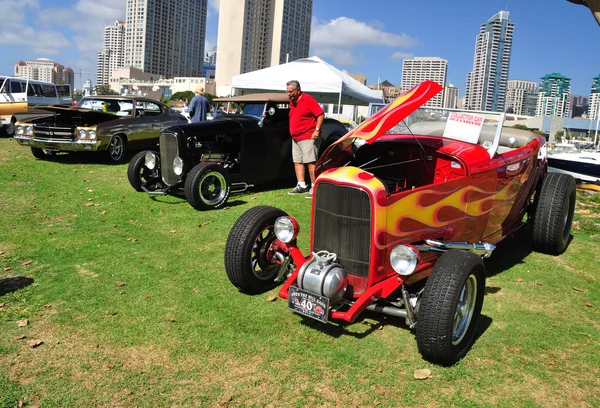 Collector cars exhibition. — Stock Photo, Image