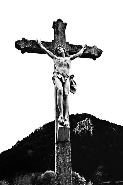 Jesus crucificado . — Fotografia de Stock