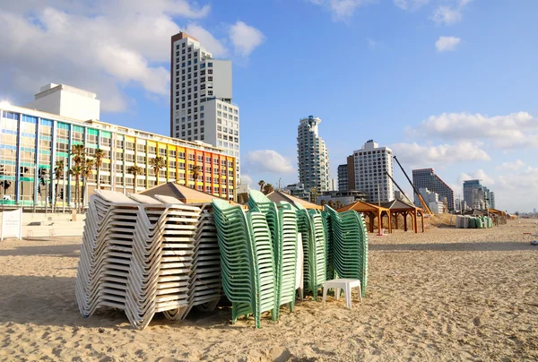 Tel Aviv Beach. — Stock Fotó