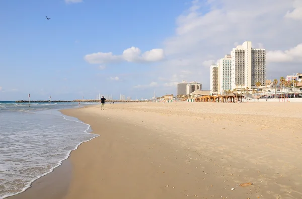 Tel Aviv Beach. — Stock Fotó