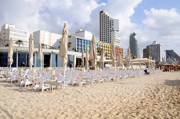 Praia de Tel Aviv . — Fotografia de Stock