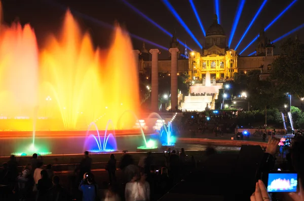 Singing fountains. — Stock Photo, Image