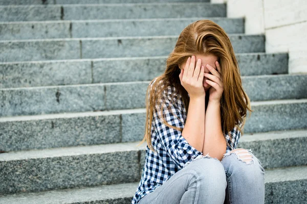 Teenage depression — Stock Photo, Image