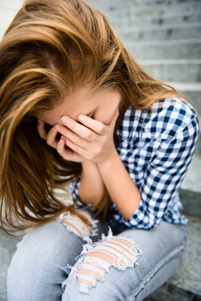 Depresión adolescente Fotos de stock libres de derechos