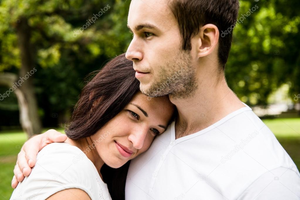 Young couple in love together
