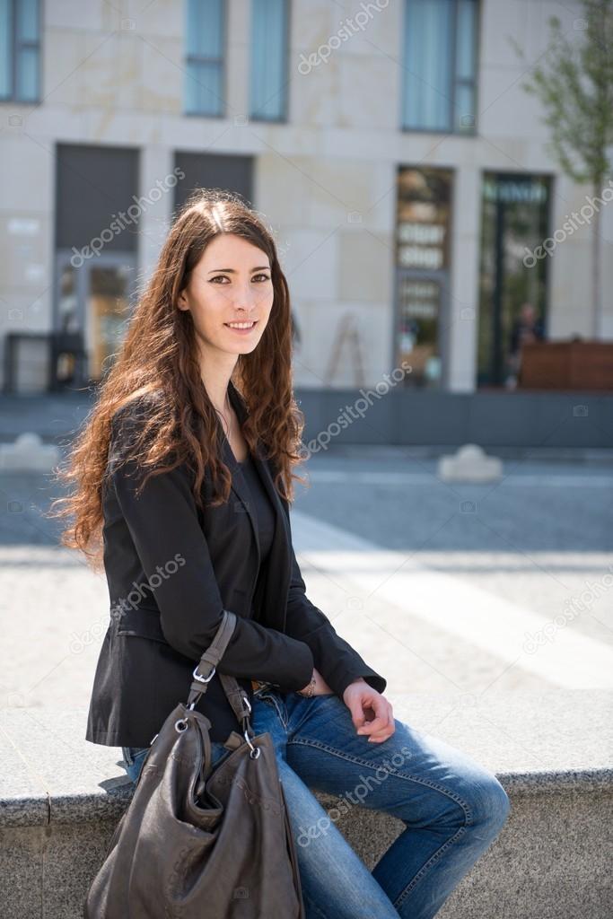 Young woman -  casual fashion outdoor portrait