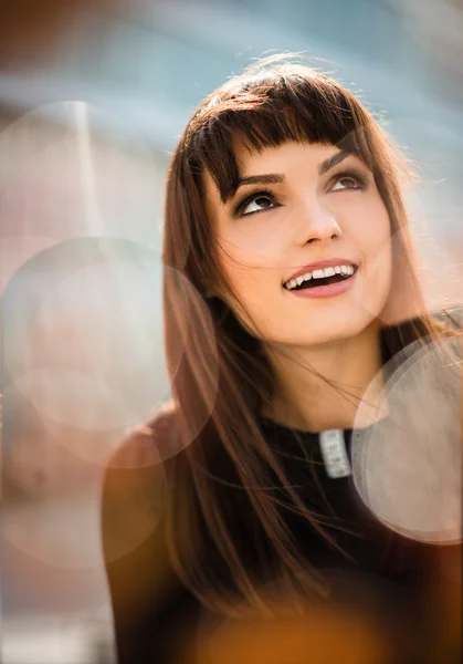 Wow - retrato de mujer — Foto de Stock