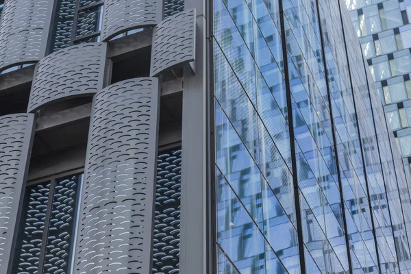 Detalle Vidrio Edificio Fondo — Foto de Stock