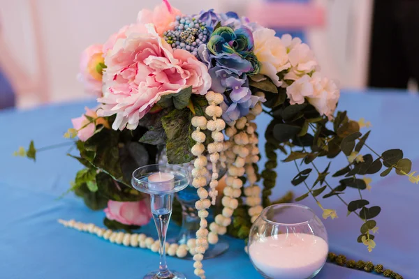 Decoração de recepção de casamento — Fotografia de Stock