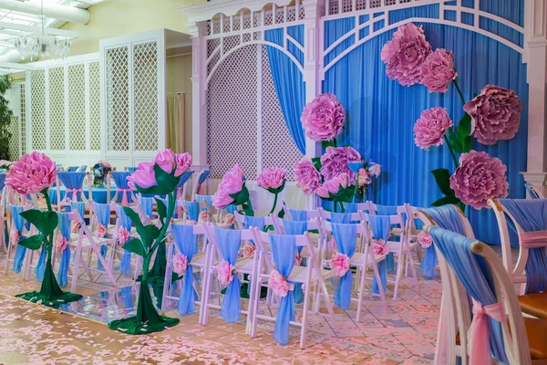 Decoração de recepção de casamento — Fotografia de Stock